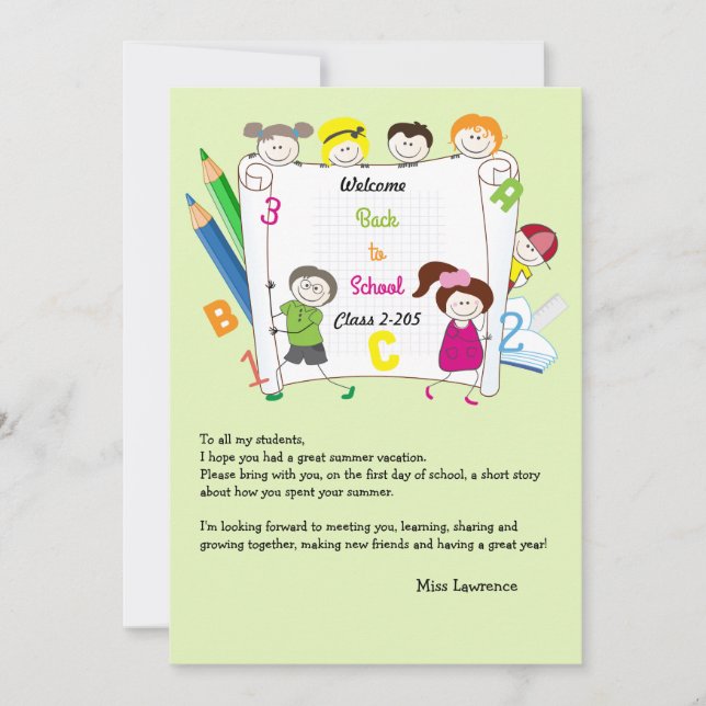 Convite A escola caçoa o disjuntor de gelo Notecard do (Frente)