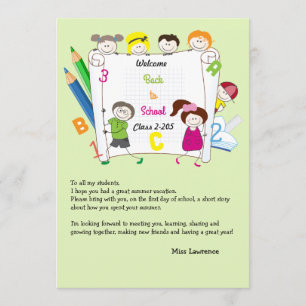 Convite A escola caçoa o disjuntor de gelo Notecard do