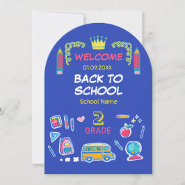 Convite A escola é demais vamos dominar De volta à escola 