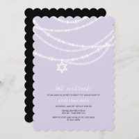 A estrela de David roxa dos Sparkles de Mitzvah do