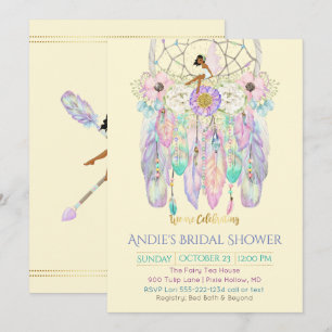 Convite A Fada De Fada Étnica, O Sonho, O Boho, Qualquer 