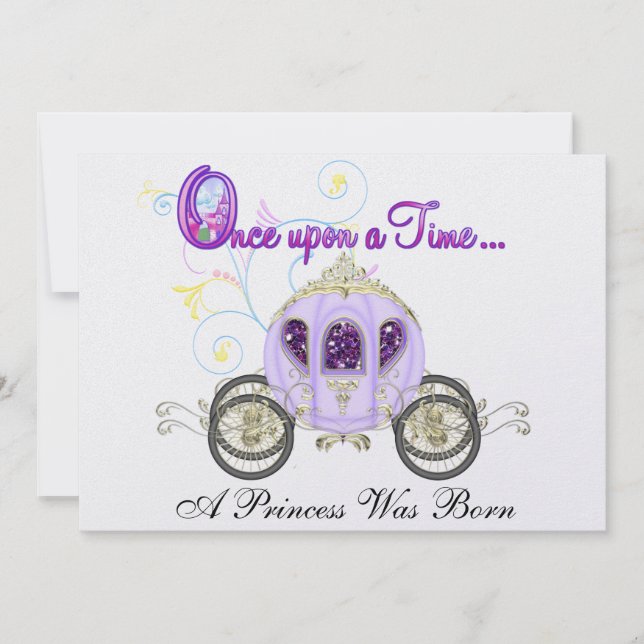 Convite A festa da princesa real - SRF (Frente)