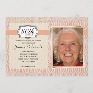 Convite A festa de aniversário adulta da foto das mulhere