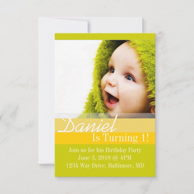 Convite A festa de aniversário convida o B-Dia II |gryl de (Frente)