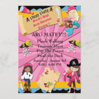 A festa de aniversário da aventura do pirata das