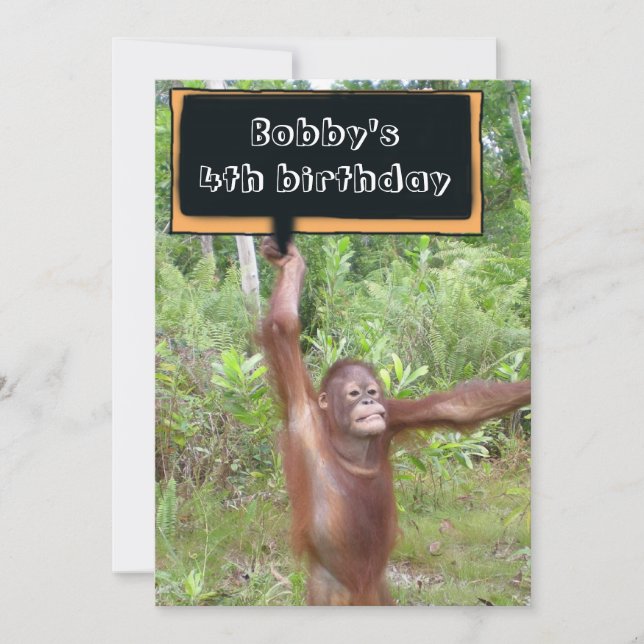 Convite A festa de aniversário da criança (Frente)