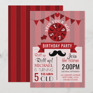 Convite A festa de aniversário das crianças clássicas d
