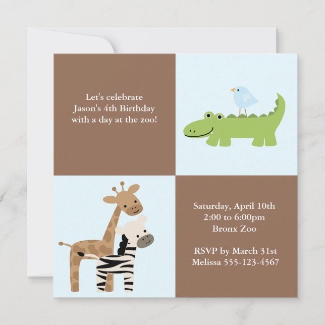 Convite A festa de aniversário das crianças dos amigos do (Frente)