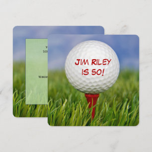 Convite A festa de aniversário do golfe convida