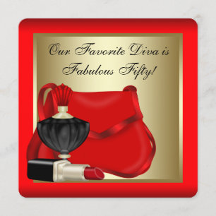 Convite A festa de aniversário Dourado da mulher preta