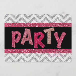 Convite A festa de aniversário feita sob encomenda do