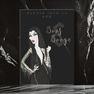 Convite à Festa de Boos e Booze Adultos para o Dia