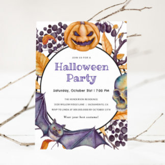 Convite à Festa de Boxas Spookin