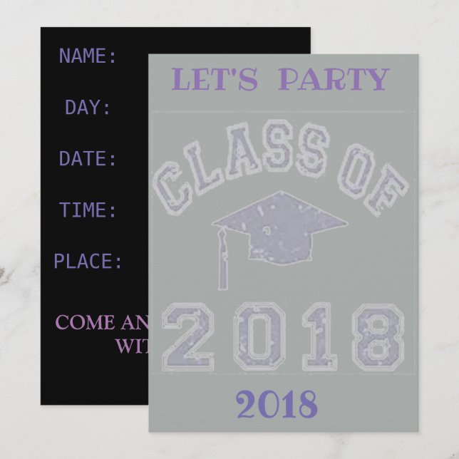 CONVITE A FESTA DE FORMATURA CONVIDA (Frente/Verso)