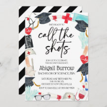 Convite à Festa de formatura de Enfermagem