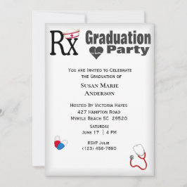 Convite à Festa de formatura de Enfermeiros