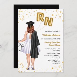 Convite à Festa de formatura de Enfermeiros