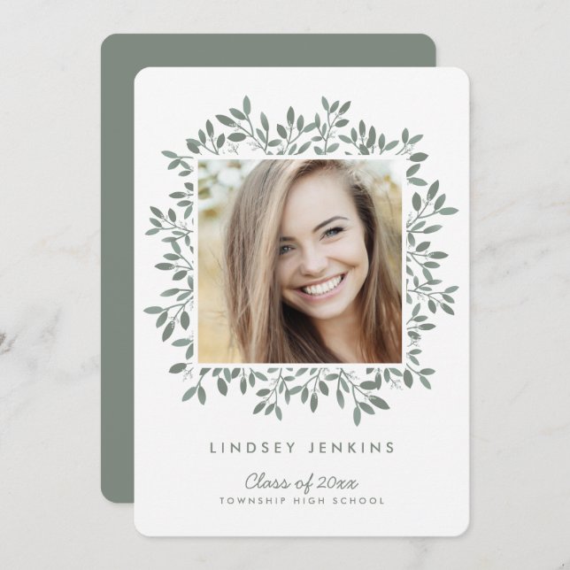 Convite à Festa de formatura de Fotografias de For (Frente/Verso)