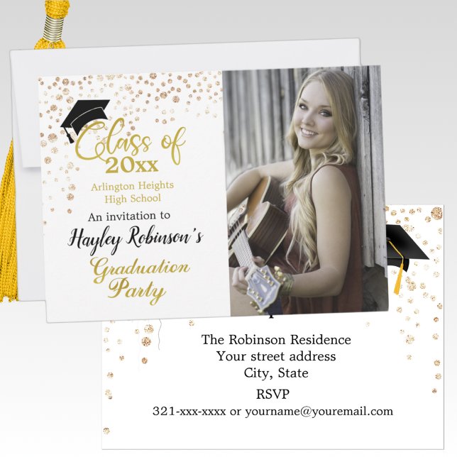 Convite à Festa de formatura de Fotografias do Bon (Criador carregado)