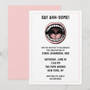 Convite à Festa de formatura Dentista