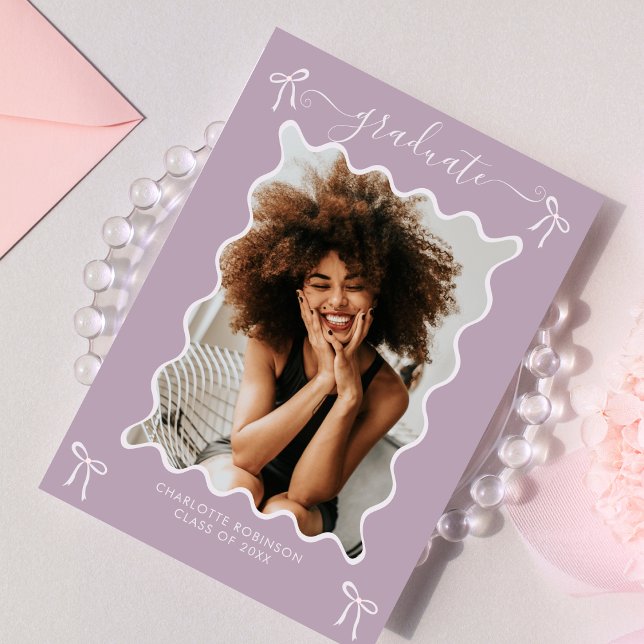 Convite à Festa de formatura do Arco lavanda (Criador carregado)