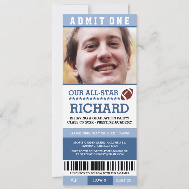 Convite A festa de formatura do futebol convida (Frente)