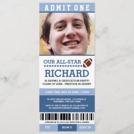 Convite A festa de formatura do futebol convida