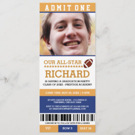 Convite A festa de formatura do futebol convida