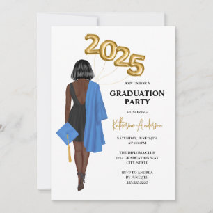 Convite à Festa de formatura feminina