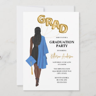 Convite à Festa de formatura feminina