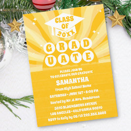 Convite à Festa de formatura Retrosolar