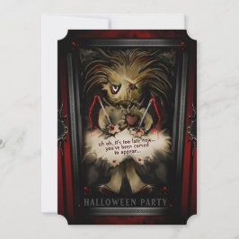 Convite à Festa de Halloween da Boneca Lil Voodoo