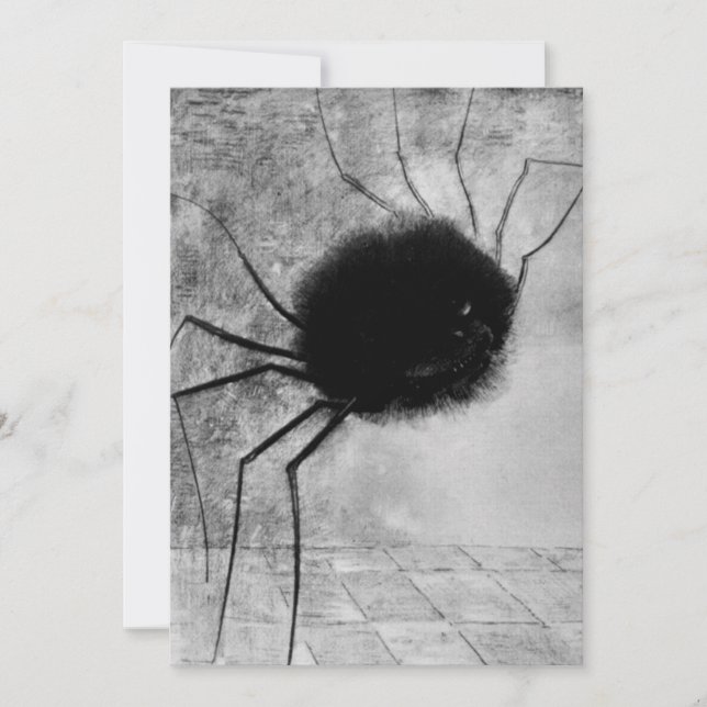 Convite à Festa de Halloween de Aranha Sorridente  (Frente)