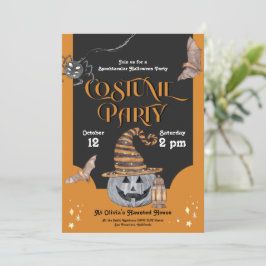 Convite à Festa de Halloween de Figurino Spooktacu