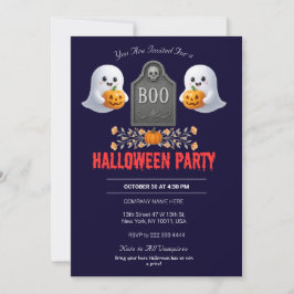 Convite à Festa de Halloween do Office Spooky