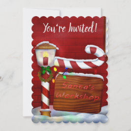 Convite A Festa de Natal do workshop