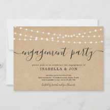 Convite à Festa de noivado russa