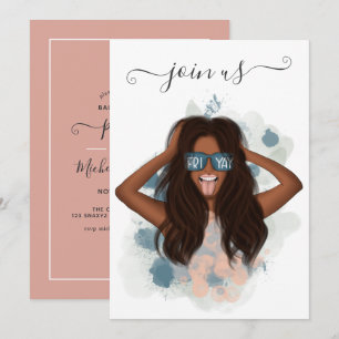 Convite à Festa de solteira de Sexta-Feira da Áf