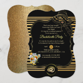 Convite A Festa de solteira Gatsby do Excelente