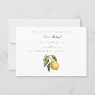 Convite à Festa de solteira Mediterrânica