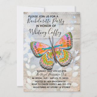 Convite à Festa de solteira primavera