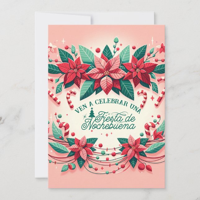 Convite à Festa Mexicana de Nochebuena (Frente)