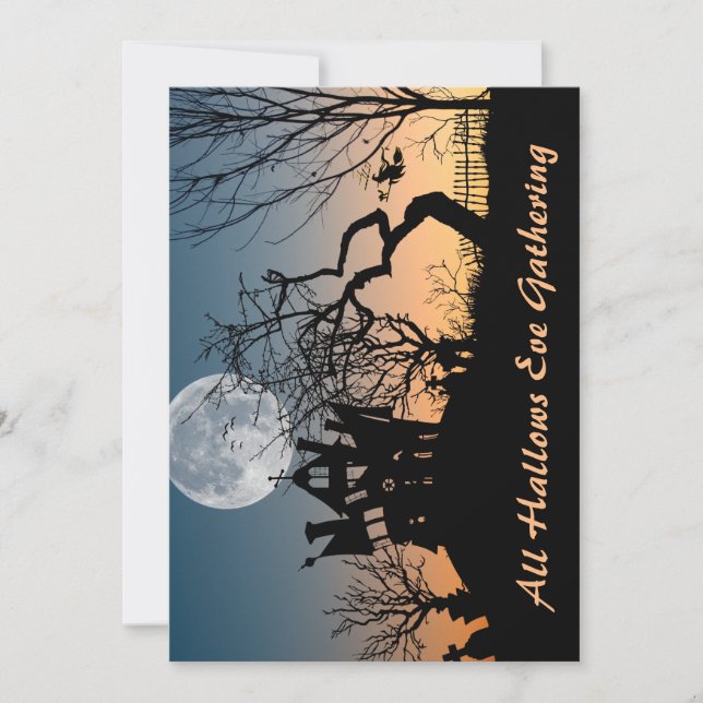 Convite A Festa na Casa Assombrada (Frente)