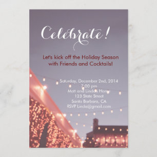 Convite A festa natalícia, Bachelorette, festa de