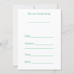 Convite à flor amarela para qualquer ocasião