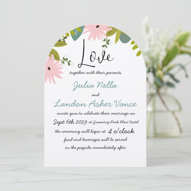 Convite à Flora e Fauna (Em pé/Frente)