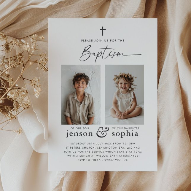 Convite à Fotografia Conjunta Baptism 2 (Criador carregado)