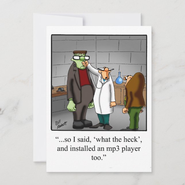 Convite à Graduação de Ensino Técnico Engraçado (Frente)