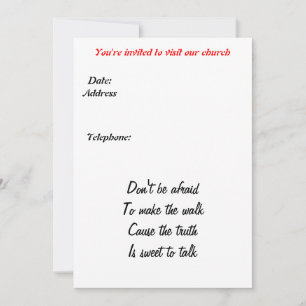 Convite à Igreja