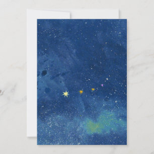 Convite A ilustração do céu estrelado